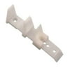 2PK Prime Line 161230 Sliding Closet Door Bottom Guide, Plastic, White