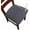 Dark Gray, variant on Whihome Seat Covers for Dining Room Chairs, Waterproof  Chair Seat Slipcovers Removable