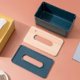 thumbnail image 4 of Tissue Holder Rectangular Tissue Box With Wooden Cover Home Facial Tissue Cases, 4 of 4
