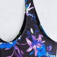 thumbnail image 4 of Modest Tankini Swimsuits for Women Two Piece Bathing Suits Floral Print Tank Top with Boyshorts, 4 of 6