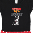 thumbnail image 3 of Inktastic Siberian Husky Dog Gift Puppy Gift Toddler Girl Dress, 3 of 4