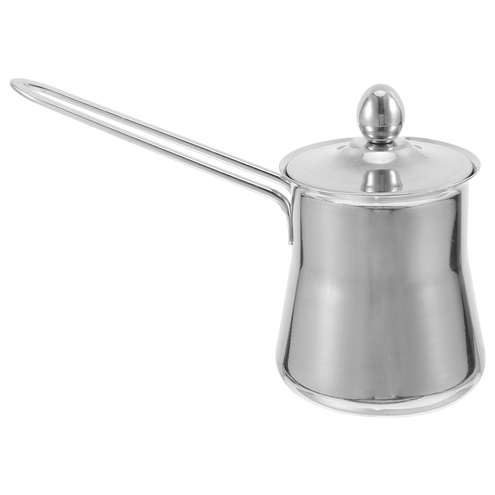 Homoyoyo 12oz Stainless Steel Frothing Pitcher with Ergonomic Handle, Cappuccino Jug for Home, Travel & Coffee Bar Use