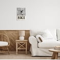 thumbnail image 2 of Stupell Industries Eat Sleep Ski Rustic Sign Graphic Art Unframed Art Print Wall Art, Design by Livi Finn, 2 of 6