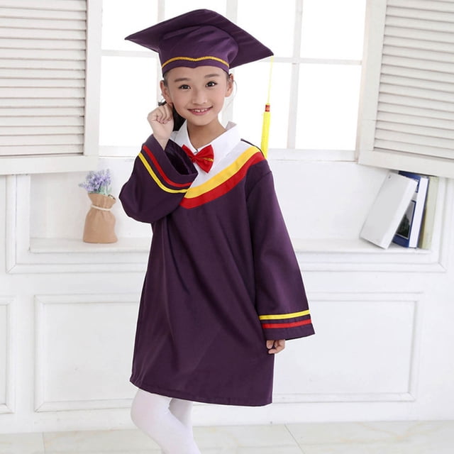 Toddler Boy Graduation Outfit Preschool Graduation Cap and Gown Two Pieces Set Graduation Photography Outfit Size 2-3 Years Kids Clothing