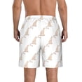 thumbnail image 3 of Naloa Leopard Print Men's Beach Shorts, Surfing shorts, Swim trunks, Quick Dry Swim Trunks for Surfing Beach Fun - Large, 3 of 9