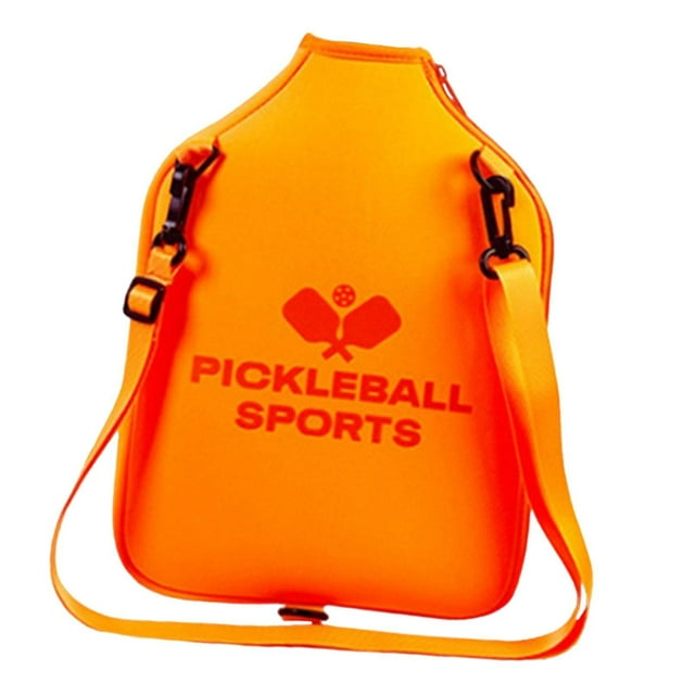 Protector de bolsa de paleta de Pickleball, accesorio de Pickleball, bolso cruzado de Pickleball Naranja