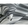 thumbnail image 4 of Ambesonne Abstract Quilted Bedspread Set 3 Pcs, Black White Surreal Art, Queen Size, Grey, 4 of 5