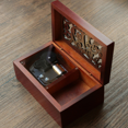 thumbnail image 4 of Caja de música de cuerda hueca, caja de música de madera para joyas, Sky City, regalos creativos, regalo pequeño, diseño único, uso versátil, 4 of 5
