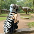 thumbnail image 6 of Dinosaur Skeleton Children , Mask Headgear Props, Lifelike Prehistoric Plush With Ultra-Soft Crystal Velvet Body And Flocked Skeleton For 3D Feel, 6 of 6
