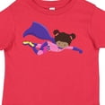 thumbnail image 4 of Inktastic African American Girl, Cape, Superhero Girl Girls Toddler T-Shirt, 4 of 5