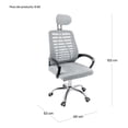 thumbnail image 5 of Silla De Oficina Alta Ejecutiva Escritorio Ajustable Mesh, 5 of 5