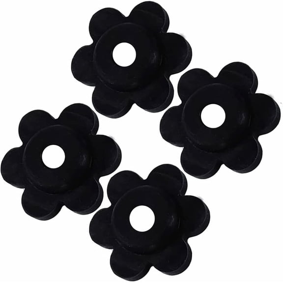 Rubber Garden Flag Stoppers for Flagpole 4 Pieces