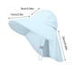 thumbnail image 3 of mfyjkho Sombrero para mujer con protección solar UPF y chal desmontable|diseño de parte superior hueca para mayor transpirabilidad|plegable para viajes|accesorio para montar al aire libre|talla única, 3 of 7