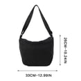 thumbnail image 3 of Solid Color Crossbody Bag Waterproof Nylon Fabric Bag Large Capacity Lightweight Shoulder Bag For Female Students Cloth Bag, 3 of 7