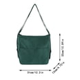 thumbnail image 3 of MUSOIE Corduroy Tote Bag for Women Convertible Backpack Purses Crossbody Shoulder Bag, 3 of 6