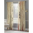 thumbnail image 4 of Autumn Forest Sheer Curtains 2 Panels Set Fall Watercolor Trees Sheer Window Curtains Light Filtering Rod Pocket Voile Drapes for Bedroom Living Room 52"X108", 4 of 8
