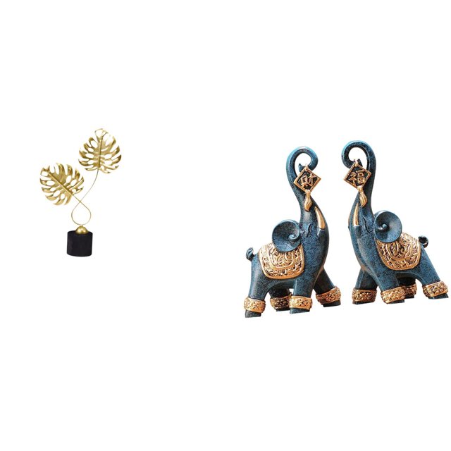 Figura De Elefante De Hoja De Hierro, Obra De Arte, Escultura Coleccionable, Adorno Para Escritorio, Armario, Estante, Decoración Del Hogar Y La Oficina, Regalo De Inauguración De La Casa.