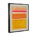 thumbnail image 3 of Stupell Industries Varied Orange Stripes Arrangement Painting Jet Black Floating Framed Canvas Print Wall Art, Design by Victoria Barnes, 3 of 6