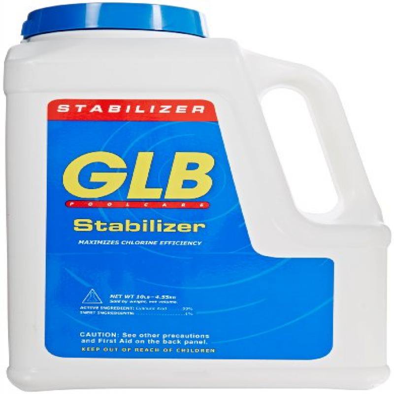 GLB Stabilizer 10lb Size Maximizes Chlorine Efficiency in Swimming