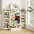 thumbnail image 4 of Gymax Armoire de Garde-Manger de 41 Po de Hauteur Armoire de Rangement de Cuisine avec Portes et Tablettes Ajustables, 4 of 10