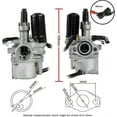 thumbnail image 2 of Carburetor For Engine Carburetor For 50cc 2 Stroke Motorcycle Carb, 2 of 4