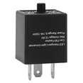 thumbnail image 2 of 2X LED Flasher Relay, 12V 3-PIN Adjustable LED Flasher Relay Turn Signal Light Blinker for Automotive Motorcycle, 2 of 9