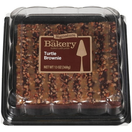 Freshness Guaranteed Wal-mart Bakery Turtle Brownie