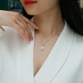 thumbnail image 5 of S925 Silver Moissanite Pendant,Men Women,Temperament and Fashion,Party,Engagement,Wedding,Gift for Man and Woman,Wedding Anniversary,GRA Certificate,Platinum Plated 20K, 5 of 7