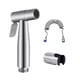 thumbnail image 5 of Cateissary Pulverizador de bidé de mano, grifo de baño, cabezal de ducha, reemplazo de limpio, mejora de bricolaje, pulverizador de chorro de Manguera de soporte del rociador 2Conjunto, 5 of 6