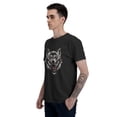 thumbnail image 6 of Wolf T-Shirt for Men Cotton 100% Summer Tops Women Fashion Casual Short Sleeves Round Collar Short-Sleeve Couple Top Tees, 6 of 6