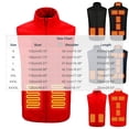 thumbnail image 3 of Miqool Mens Heated Vest Zip Up USB Electric Heated Vest Heating Jacket Winter Vests for Outdoor Motorcycle Camping Fishing Skiing, 3 of 7