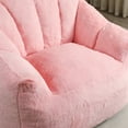 thumbnail image 6 of Bean Bag Chair for Adults and Kids, Oversized Bean Bag Sofa Chair with Armrests Stuffed High-Density Foam, Lazy Sofa Lounge Floor Sofa for Living Room,Bedroom Reading,Pink, 6 of 11