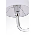 thumbnail image 4 of Living District Colson 4-Light Metal & Fabric Bath Sconce in Chrome/White, 4 of 5