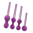 thumbnail image 3 of Entrenador de suelo pélvico, 4 piezas de bolas de Kegel para mujer, bola de Kegel, bola de ejercicio Kegel, funcionamiento suave, 3 of 5