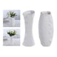 thumbnail image 5 of 2 uds florero de cerámica blanca escultura decorativa decoración del hogar Zulema Jarrón de ceramica, 5 of 8