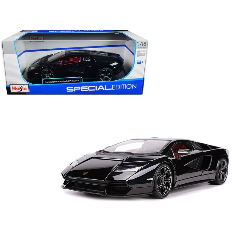 1/18 Lamborghini Countach LPI 800-4 黒 Lamborghini Countach LPI 800-4 Black with Red Interior 