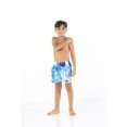 thumbnail image 3 of Printed, Solid & Fluorescent Colored Quick Dry Swim Shorts for Boys and Girls, Swim Trunks, Bathing Suits, Swimwear, Swim Shorts for Kids – Sail Blue, 11-12T, 3 of 11