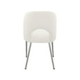 thumbnail image 7 of Meridian Furniture Logan Cream Vegan Leather Dining Chair (Set of 2), 7 of 7