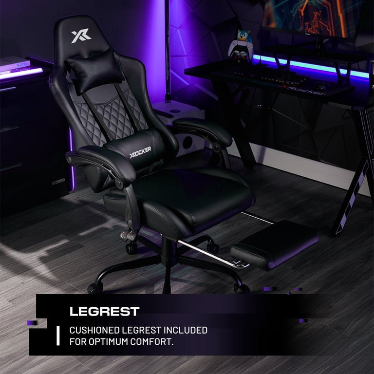 X Rocker Apex PC Gaming Chair with Massage Function and Footrest