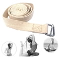 thumbnail image 2 of Kieccall 118 Inches Gym Yoga Stretch Strap - Waist & Leg Fitness Belt - Durable Non-Elastic Design for Flexibility, Stretching & Dance Workouts, 2 of 5