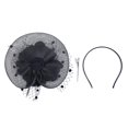 thumbnail image 3 of Coofit Fascinator Hat Dual-use Mesh Flower Creative Tea Party Hat Fascinator Hair Clip, 3 of 8