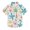 Cute Sea Life, variant on Small Short Sleeve Button Down Shirts Bulldog Dog and Daisy Flower Casual Shirt 3-10 Years