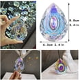 thumbnail image 1 of 89mm/3.5" Ab Color K9 Crystal Colorful Lamp Prisms Loquat Shape Chandelier Glass Crystals, 1 of 4
