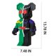 thumbnail image 2 of Set de bloques de construcción LNZDD Animal Masked Bear con diseño de píxeles, 2 of 5