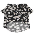thumbnail image 4 of Camisa para perro con estampado de margaritas, suave, transpirable, flexible, para perros pequeños y gatosXZCS03 Negro M, 4 of 5