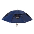 thumbnail image 2 of Solar Powered Fan Umbrella Hat 31.5in UPF 50+ Dual Cooling Hands Free Outdoor Sun Protection Hat for Fishing Golf Camping(Navy,One Size), 2 of 8