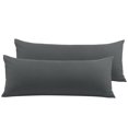 thumbnail image 1 of Unique Bargains Zippered Microfiber Body Pillowcases Pillowcase 2pcs, 1 of 9