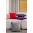 thumbnail image 5 of Throw Pillow Covers 18x18 Red: 2 Pack Cozy Soft Velvet Square Decorative Pillow Cases for Farmhouse Home Decor, 5 of 9