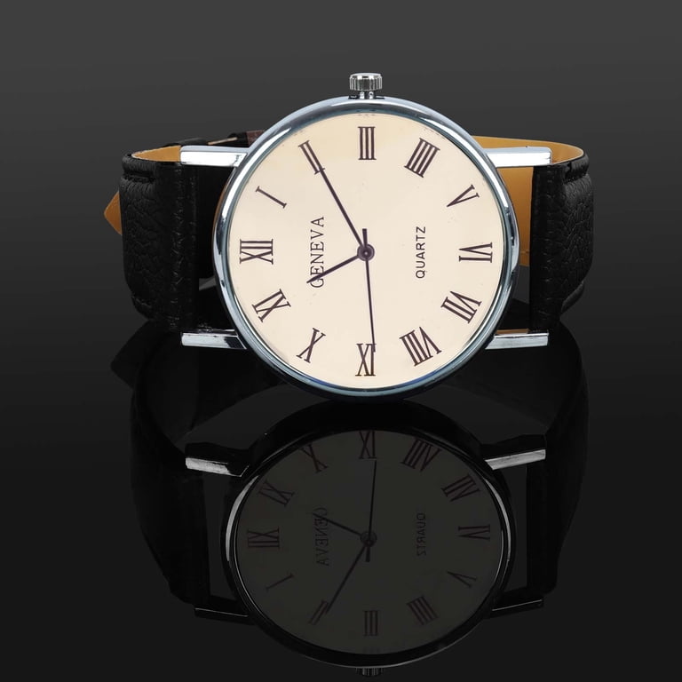 Fsqjgq Mens Watches Roman Fashion Quartz Wrist Watches for  display picture 3