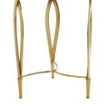 thumbnail image 5 of DecMode 20" x 27" Black Metal Accent Table with Black Top, 1-Piece, 5 of 8